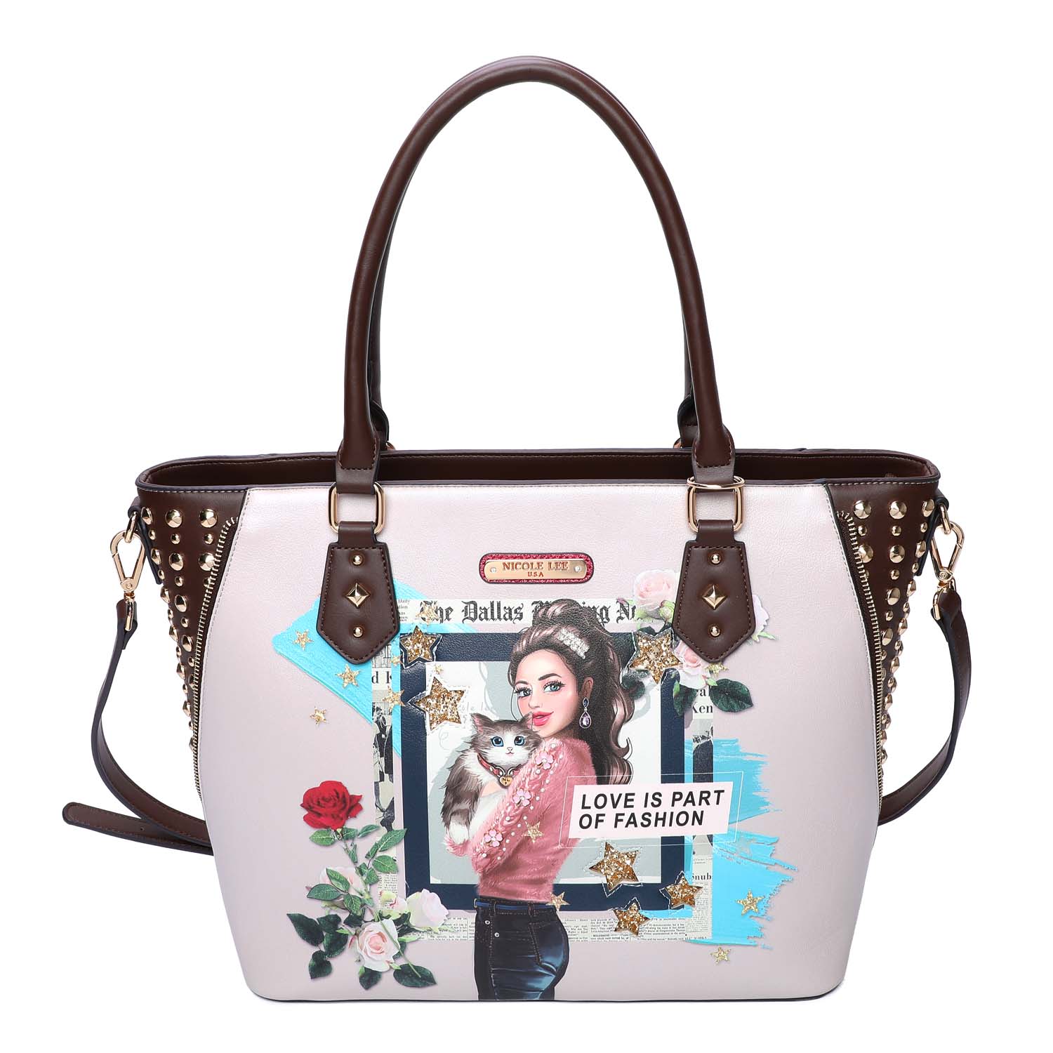 loveitლ(´ڡ`ლ)❣️ Nicole Lee LC16002 LOVE CAT - Handbags - Fashion World