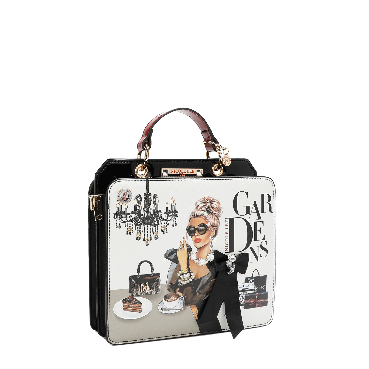 Nicole Lee LIB16904 LADY IN BLACK - Handbags - Fashion World