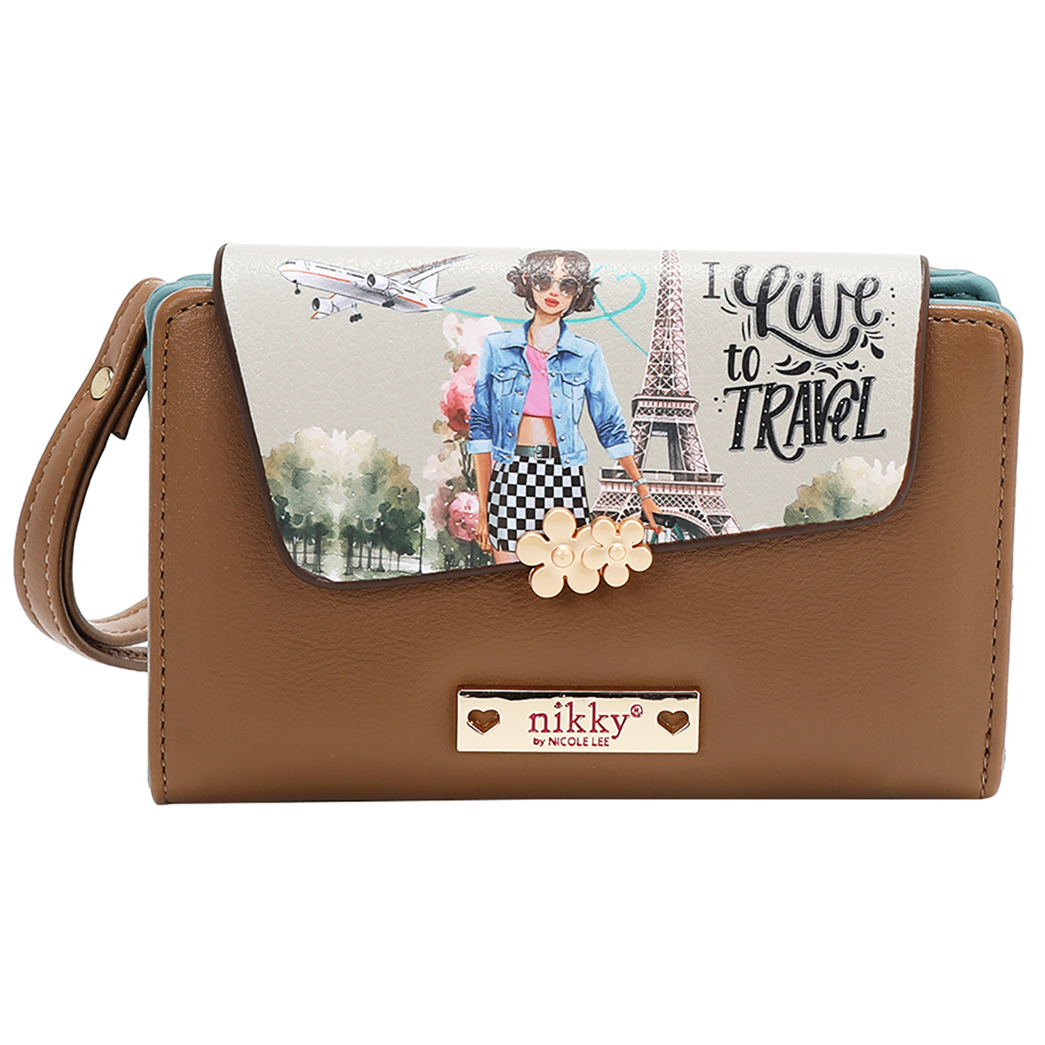 NIKKY by Nicole Lee NK24005 I LIVE TO TRAVEL - Handbags - Fashion