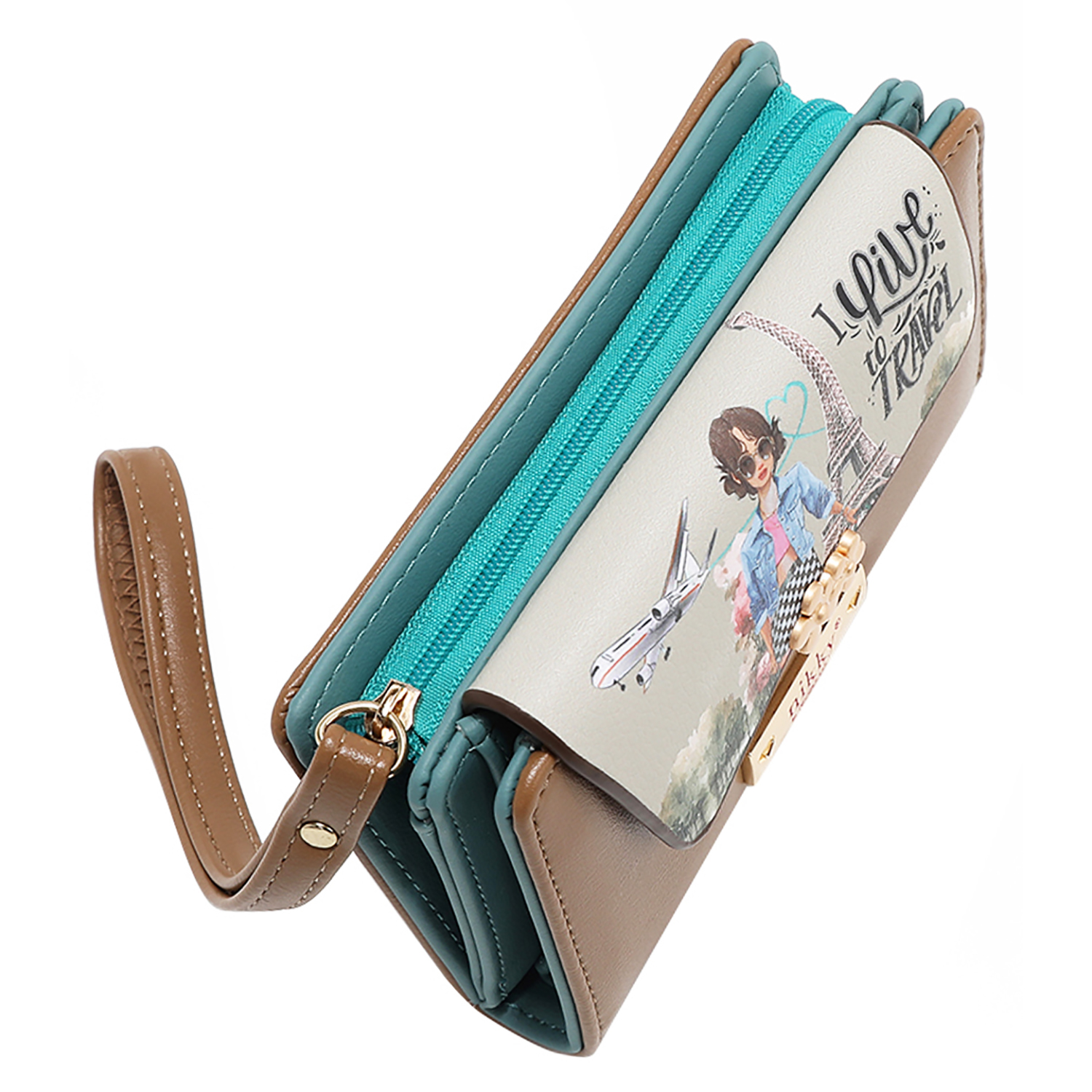 NIKKY by Nicole Lee NK24005 I LIVE TO TRAVEL - Handbags - Fashion