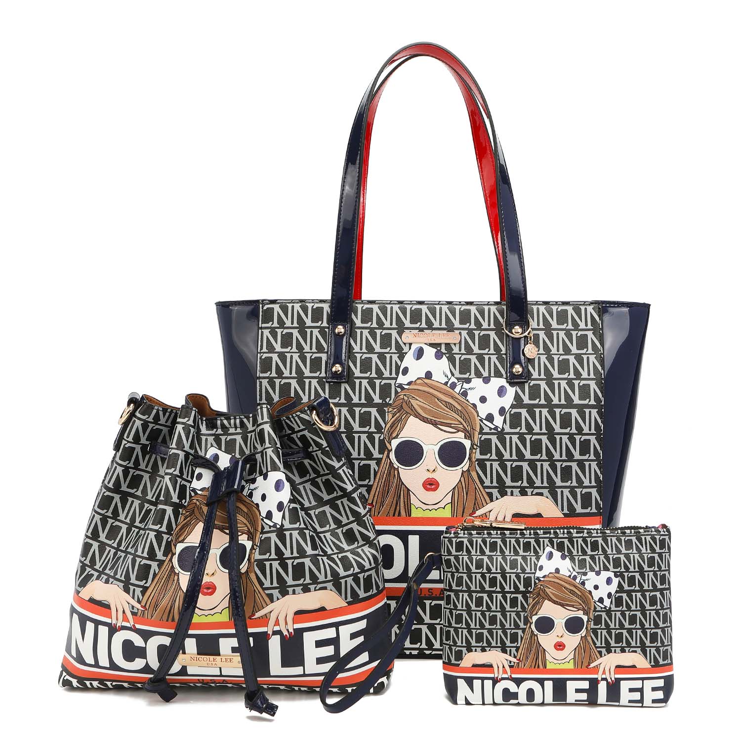 NICOLE LEE SEE MY SWEETHEART BACKPACK Nicole Lee PRT14181 See My Sweetheart - Handbags - Fashion World main image 3