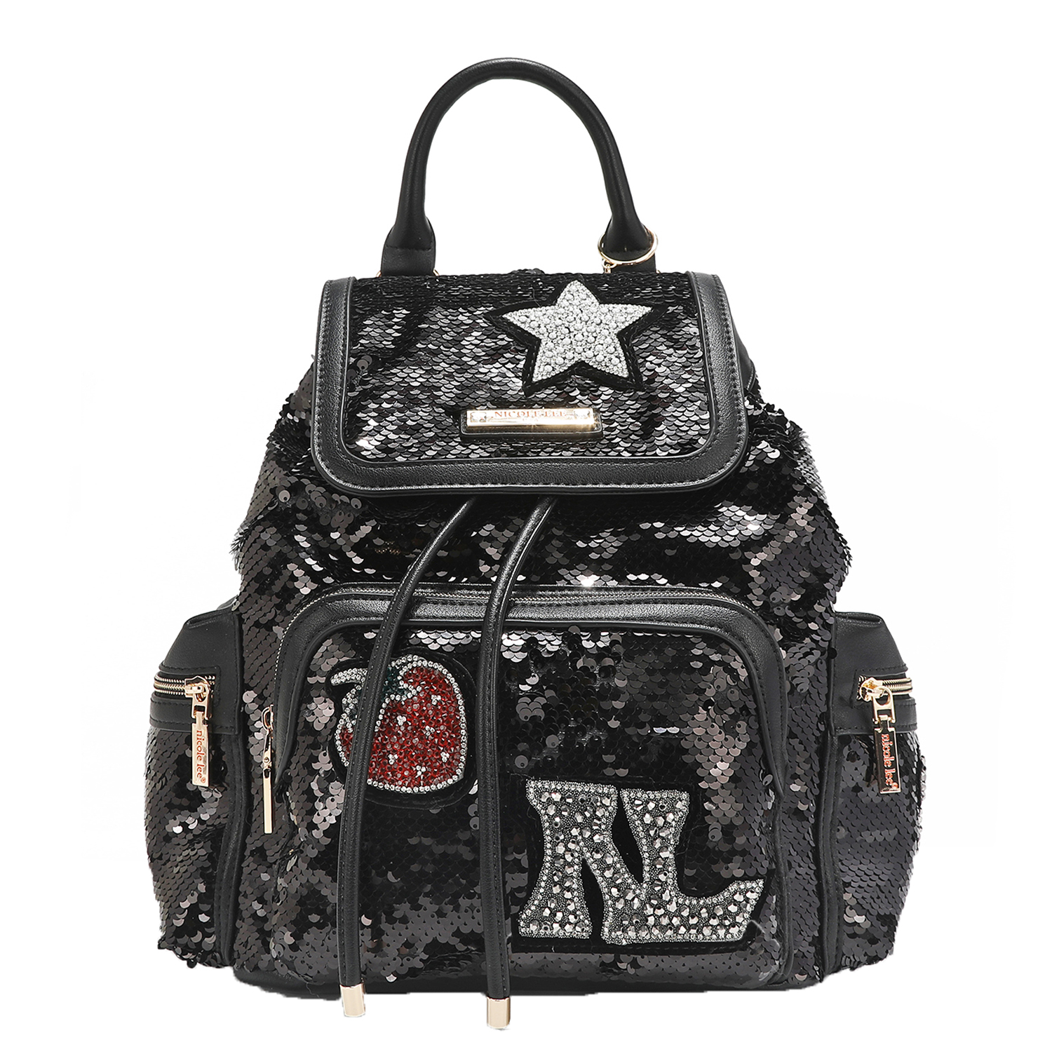 Tory Burch Scout Sequin Backpack Black Tory Burch Scout Sequin Embellished Backpack | Mercari main image 3