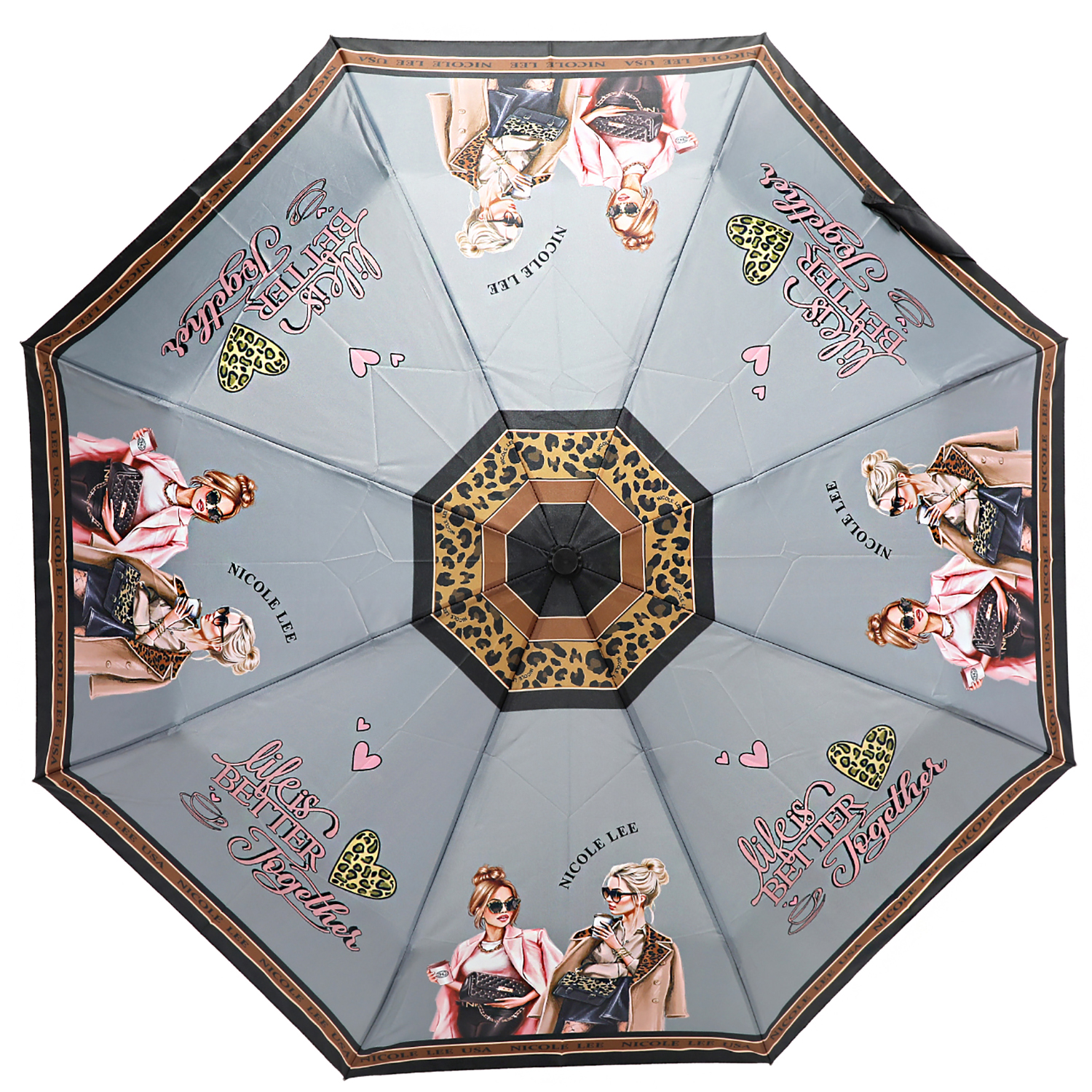 UMB6519 VIOLET BLOSSOM - Umbrellas - Fashion World