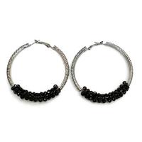 AE45491 EARRING BLACK
